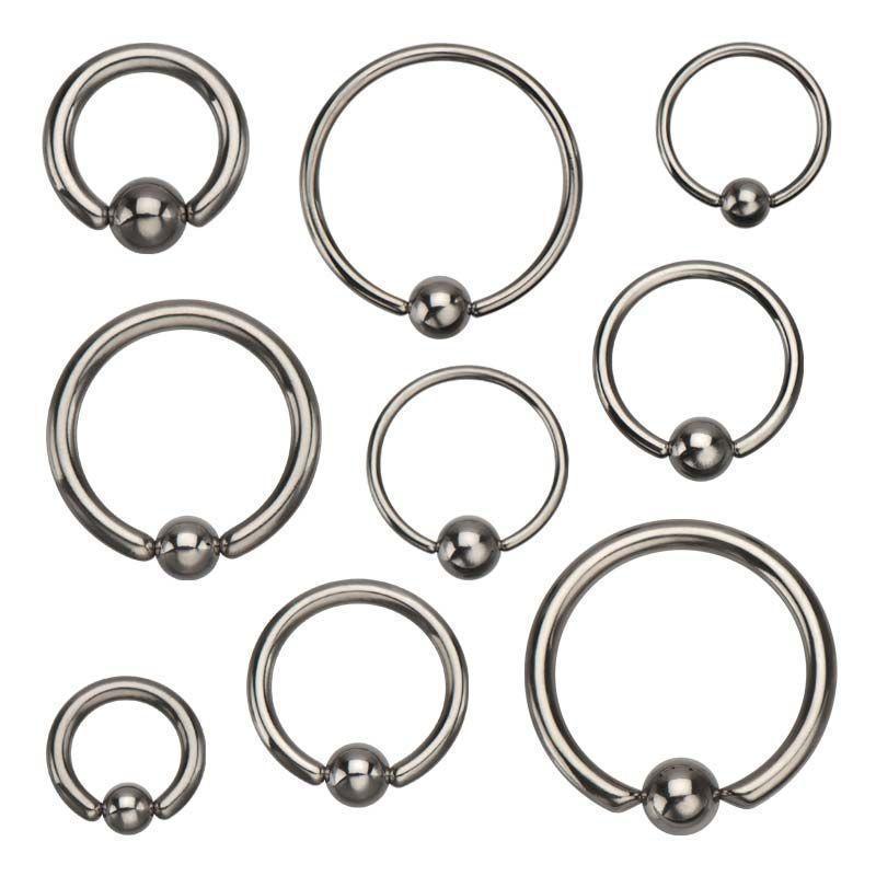 VCMART Captive Bead Rings Silver Spring Action CBR India | Ubuy